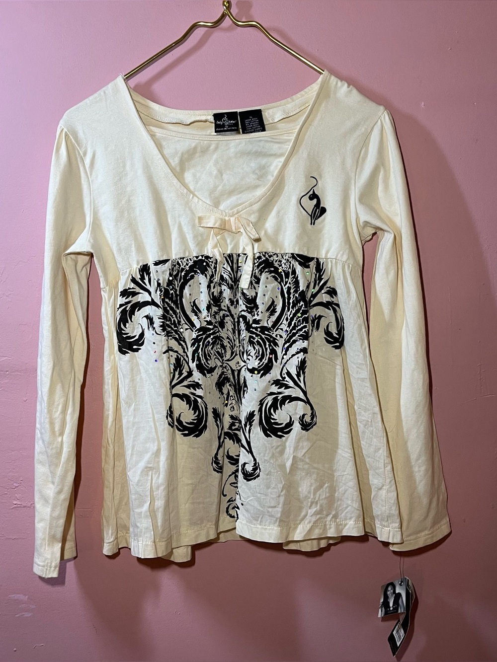 Vintage y2k Baby Phat NWT long sleeve shirt top size XL